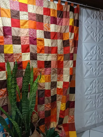 Cortina em Patchwork