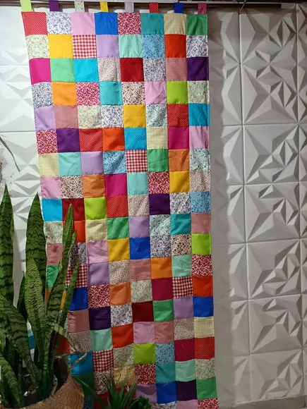 Cortina em Patchwork