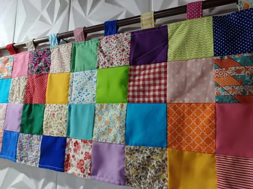 Cortina em Patchwork