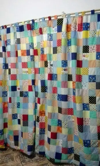 Cortina em Patchwork
