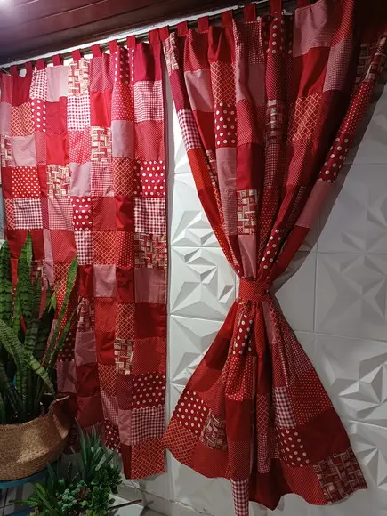 Cortina em Patchwork