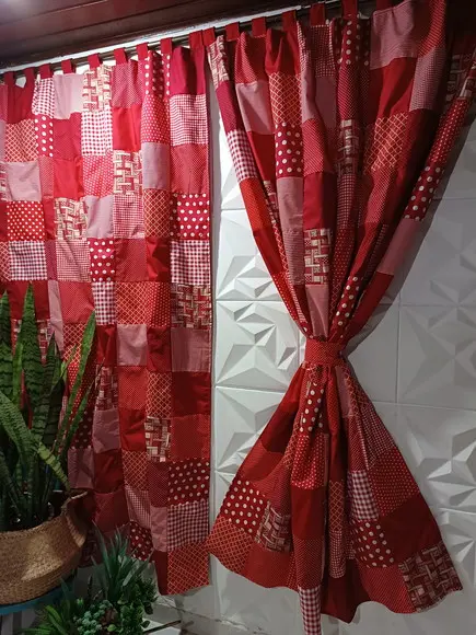 Cortina em Patchwork