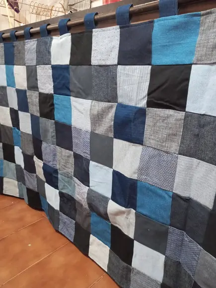 Cortina em Patchwork