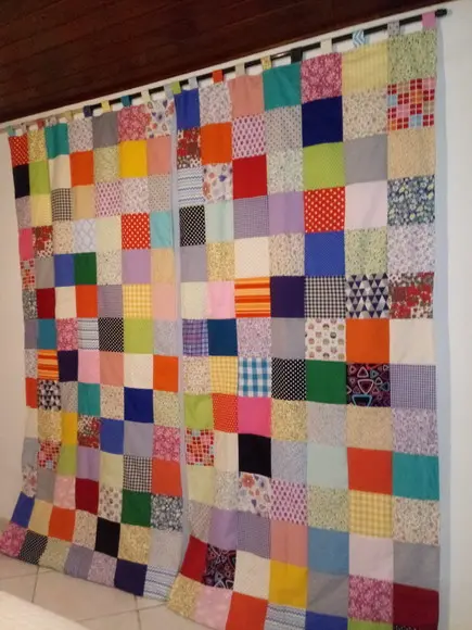 Cortina em Patchwork