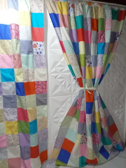 Cortina em Patchwork