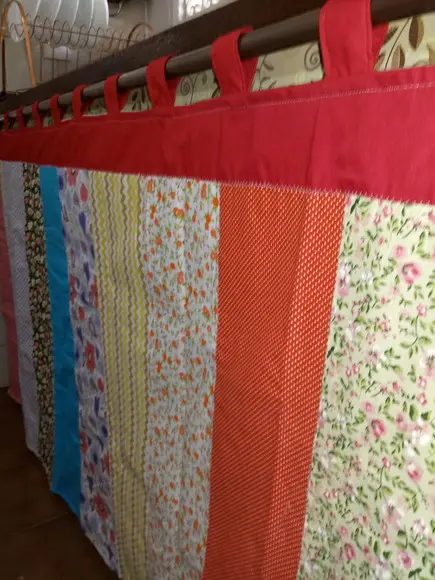 Cortina em Patchwork