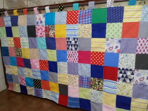 Cortina em Patchwork