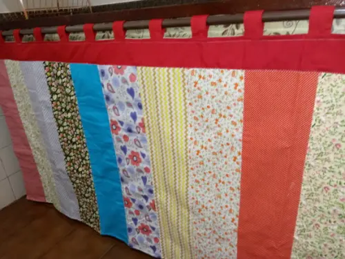 Cortina em Patchwork