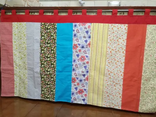 Cortina em Patchwork