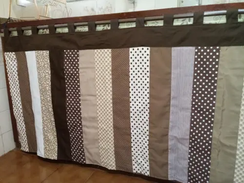 Cortina em Patchwork