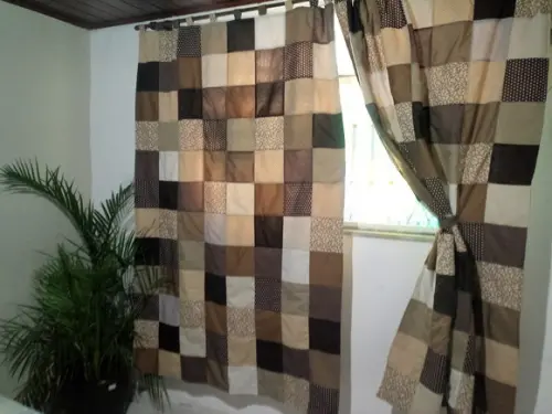 Cortina em Patchwork