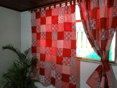 Cortina em Patchwork