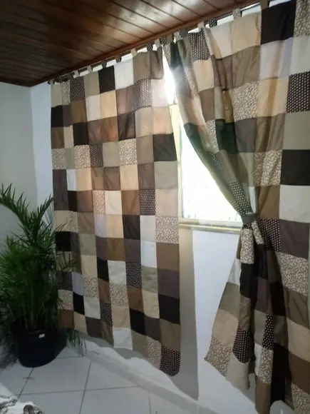 Cortina em Patchwork