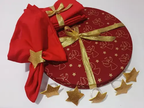 Sousplat Natal Kit 6 Lugares