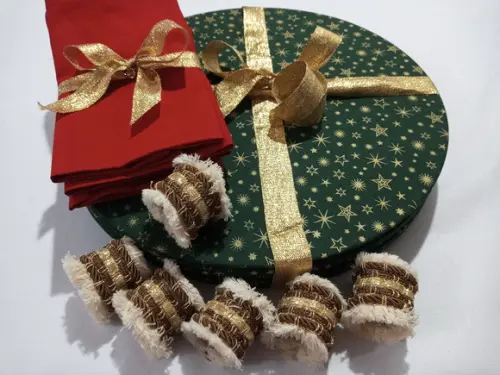 Sousplat Natal Kit 6 Lugares