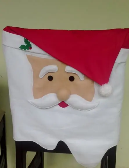 Capa para Cadeira Natal 6 Unidades