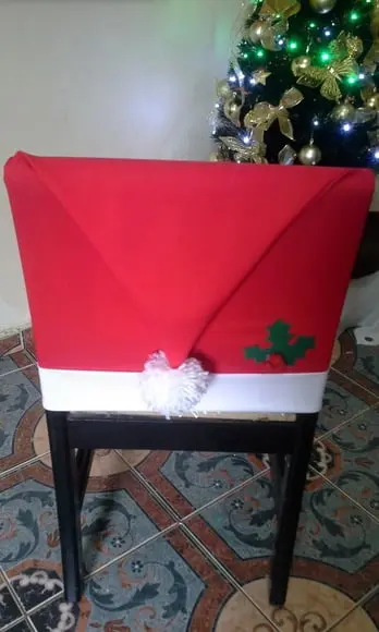 Capa para Cadeira Natal 6 Unidades