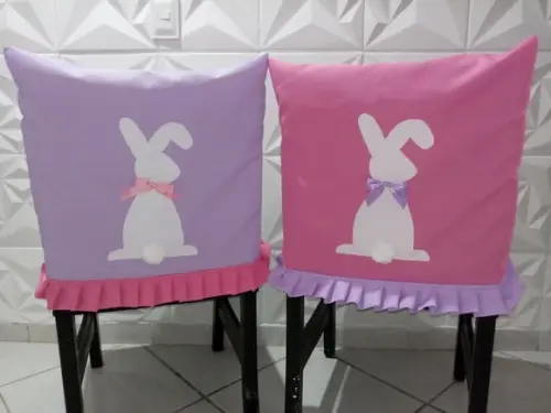 Capas para Cadeira Páscoa 4 Unidades