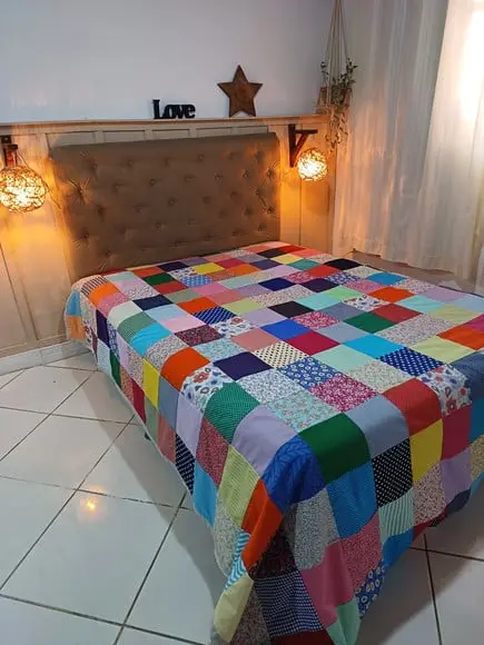 Colcha em Patchwork