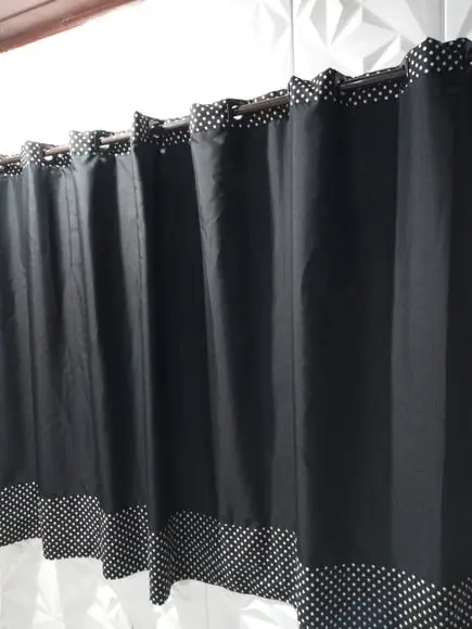 Cortina de Cozinha Black