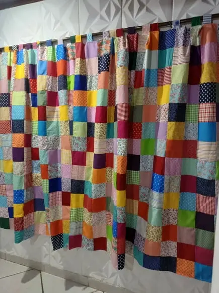 Cortina em Patchwork