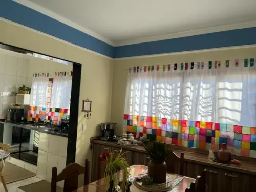 Cortina em Patchwork