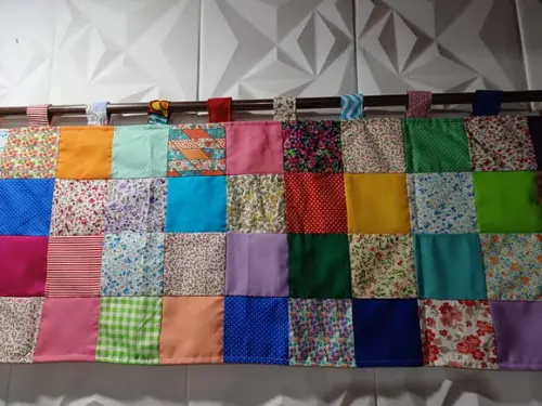 Cortina em Patchwork