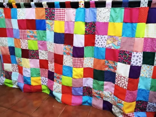Cortina em Patchwork