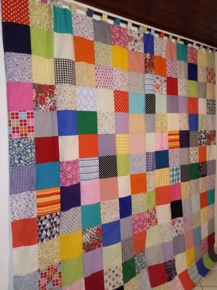 Cortina em Patchwork