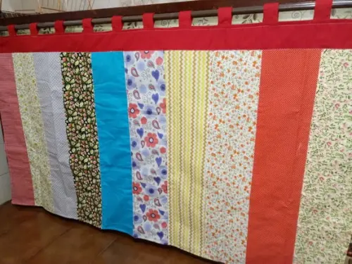 Cortina em Patchwork