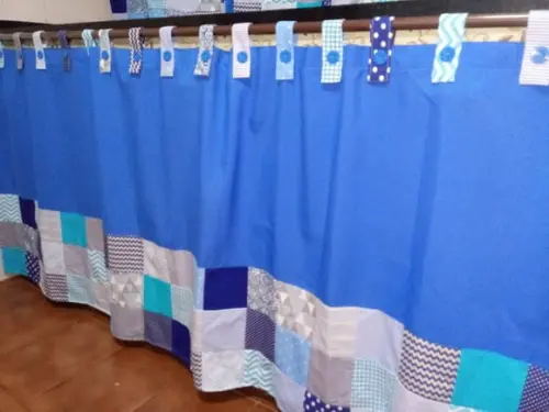 Cortina em Patchwork
