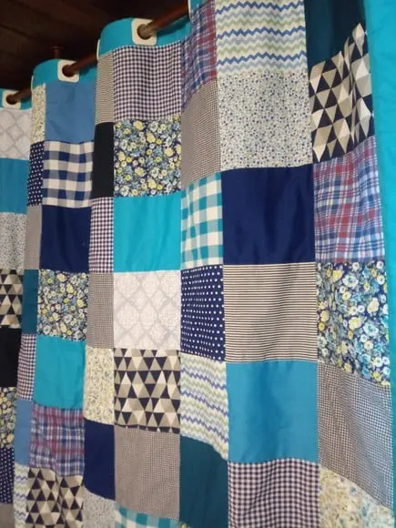 Cortina em Patchwork