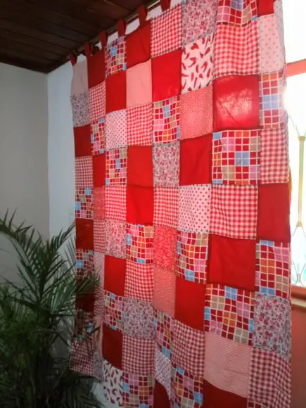 Cortina em Patchwork