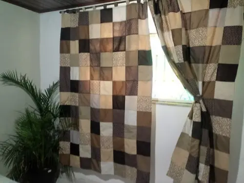 Cortina em Patchwork
