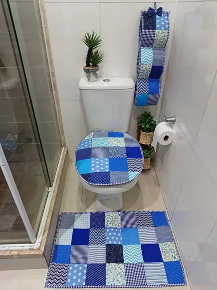 Jogo de Banheiro em Patchwork