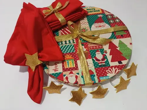 Sousplat Natal Kit 6 Lugares