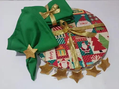 Sousplat Natal Kit 6 Lugares