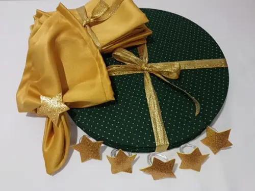 Sousplat Natal Kit 6 Lugares