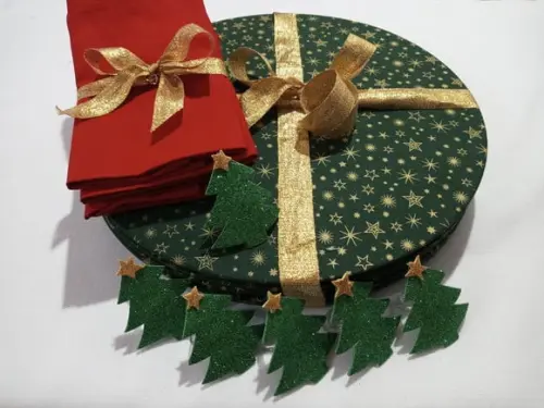 Sousplat Natal Kit 6 Lugares
