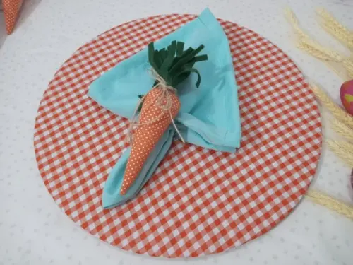 Toalha de Mesa Oxford Laranja