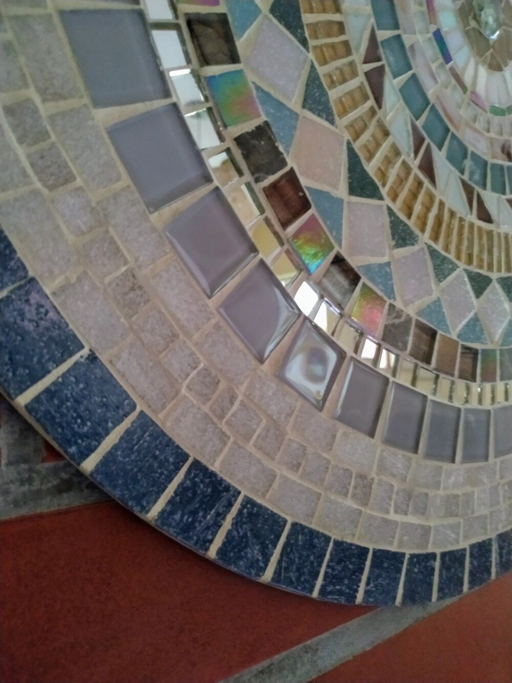 Mandala de Parede em Mosaico
