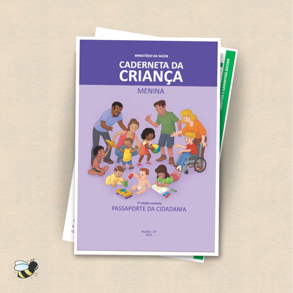 Miolo Impresso Caderneta de Saúde– Menina