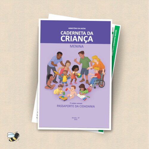 Miolo Impresso Caderneta de Saúde– Menina