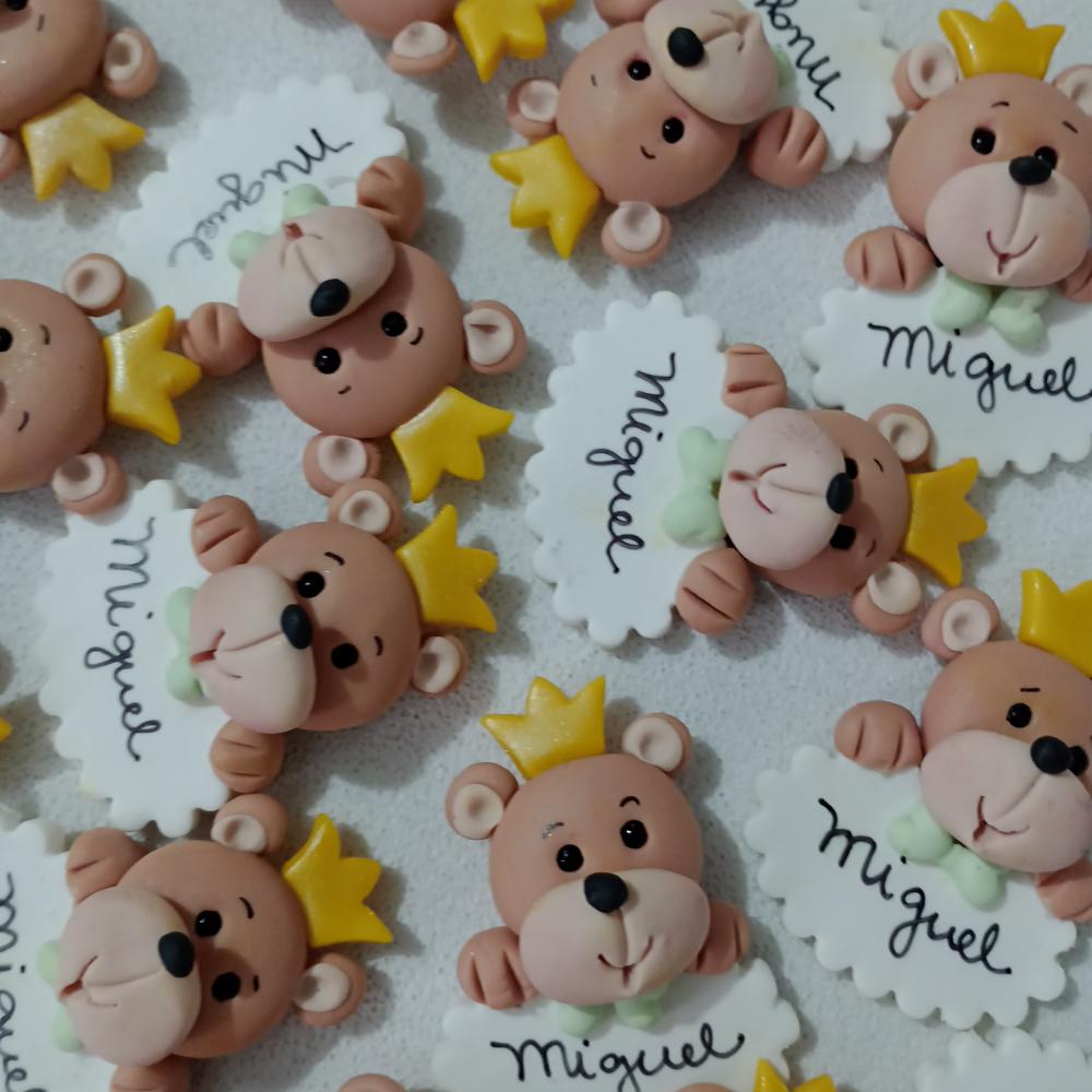 Lembrancinha de Chá de Bebê ou Maternidade Ursinho com Ímã de