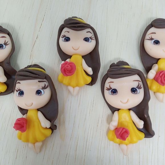 Aplique Bela de Biscuit para Lembrancinhas