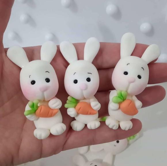 Aplique Coelhinho para Lembrancinhas de Páscoa com Dez