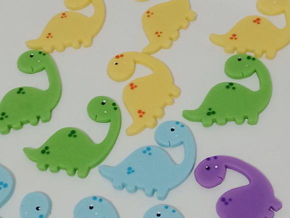 Aplique Dinossauro de Biscuit para Lembrancinhas