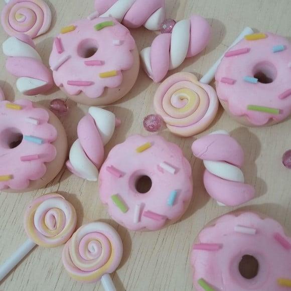 Aplique Doce de Biscuit Dez Peças