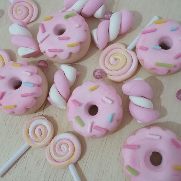 Aplique Doce de Biscuit Dez Peças