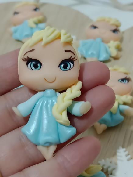 Aplique Frozen de Biscuit para Lembrancinhas